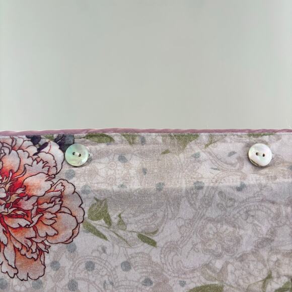 Johnny Was Carly Pajama Set Rosas Floral Print Soft Pink Matching Set Size XXL - Picture 5 of 14